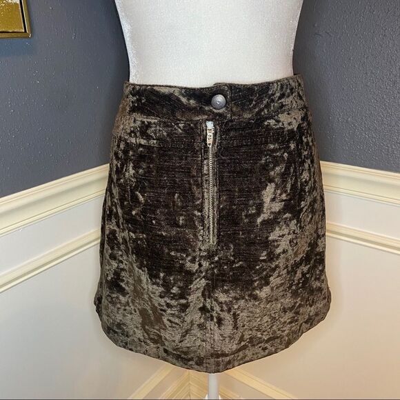 Free People Dust To Dust Velvet Skirt - Picture 10 of 11